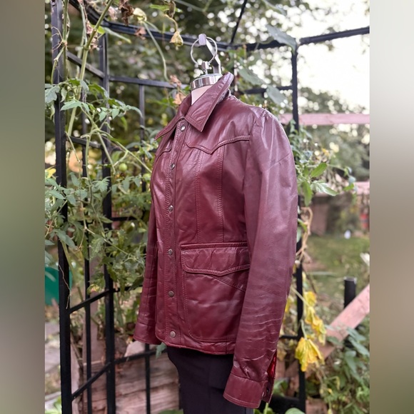 Prima Genuine Leather Jacket Size 40 = Large - Picture 7 of 12